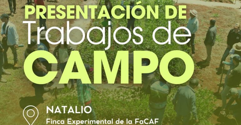 presentación de trabajos de campo