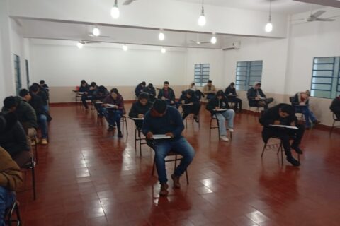 inicio de examen de ingreso