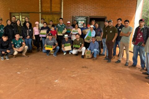 entrega de plantines natalio