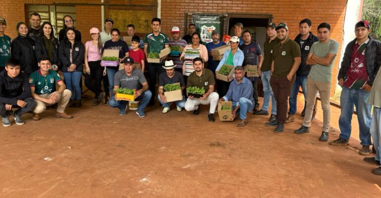 entrega de plantines natalio