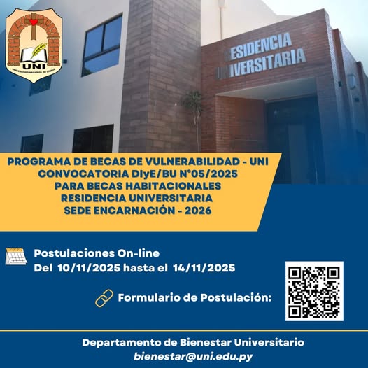 Convocatoria residencia universitaria